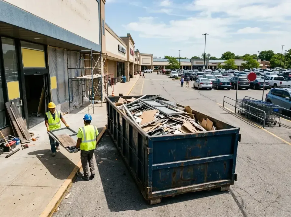 retail-store-renovation-debris-003 — frequently asked questions, Roll-off Dumpster Rentals in Trophy Club, TX